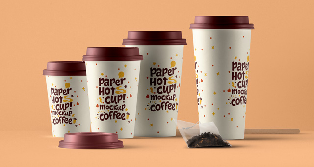 Download Psd Paper Hot Cup Template Vol7 | Psd Mock Up Templates ...