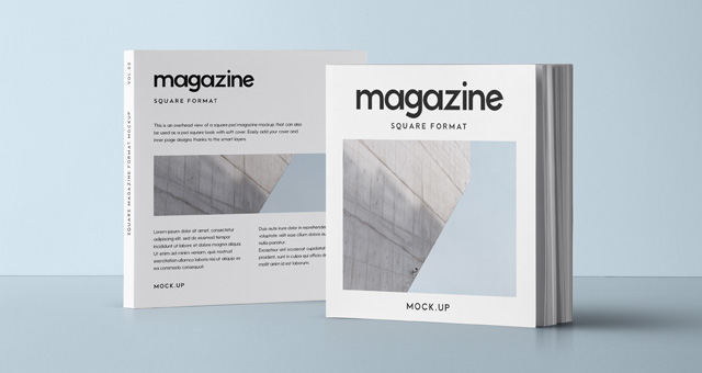 Download Square Psd Magazine Mockup Vol2 Psd Mock Up Templates Pixeden Yellowimages Mockups