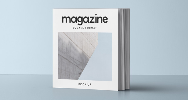 Square Psd Magazine Mockup Vol2 | Psd Mock Up Templates | Pixeden
