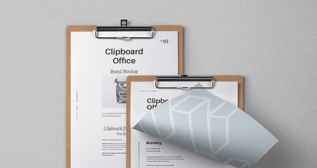 Download Psd Clipboard Stationery Mockup Psd Mock Up Templates Pixeden PSD Mockup Templates