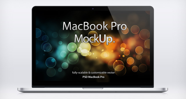 Download Macbook Pro Retina Psd Mockup Psd Mock Up Templates Pixeden