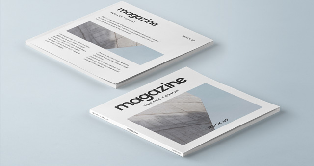 Download Square Psd Magazine Mockup Vol3 Psd Mock Up Templates Pixeden