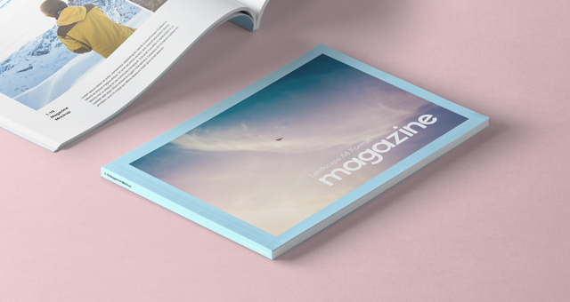 A4 Landscape Psd Magazine Mockup | Psd Mock Up Templates ...