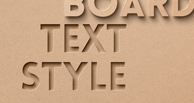 card board psd text effect photoshop text effects pixeden what to title your resume