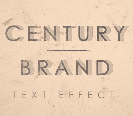 Century Psd Text Effect