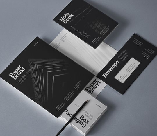 Essential Office Psd Stationery Mockup