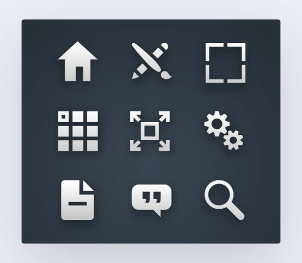 Mini Icon Font Set