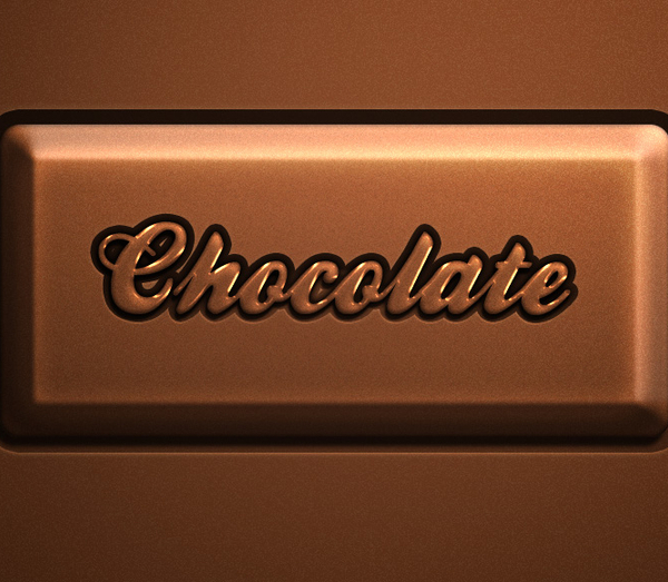 Photoshop Chocolate Text Effect