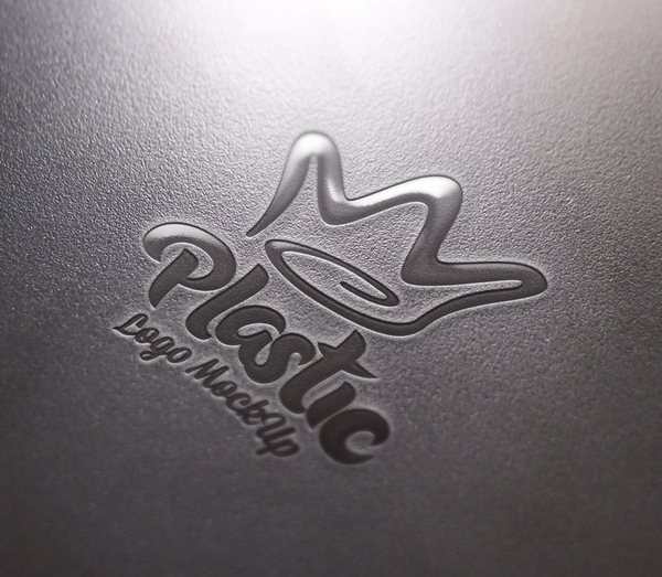 Plastic Logo Mock-Up Template