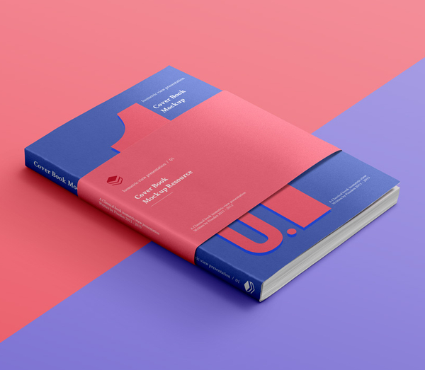 Psd Book Cover Isometric