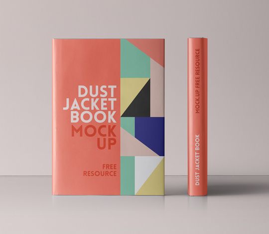 Psd Dust Jacket Book Mockup Vol4