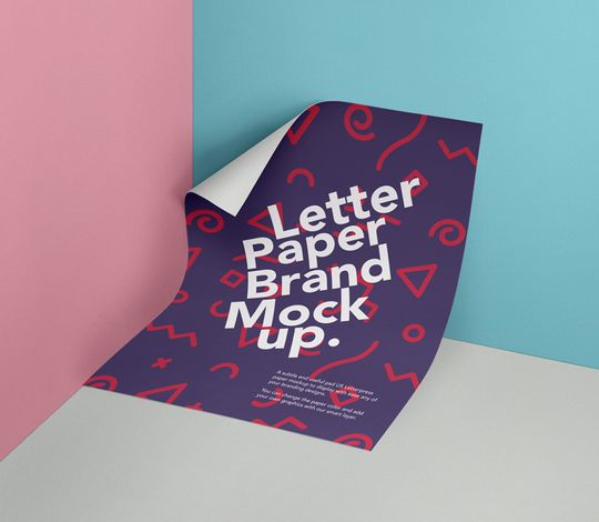 Psd Letter Paper Mockup