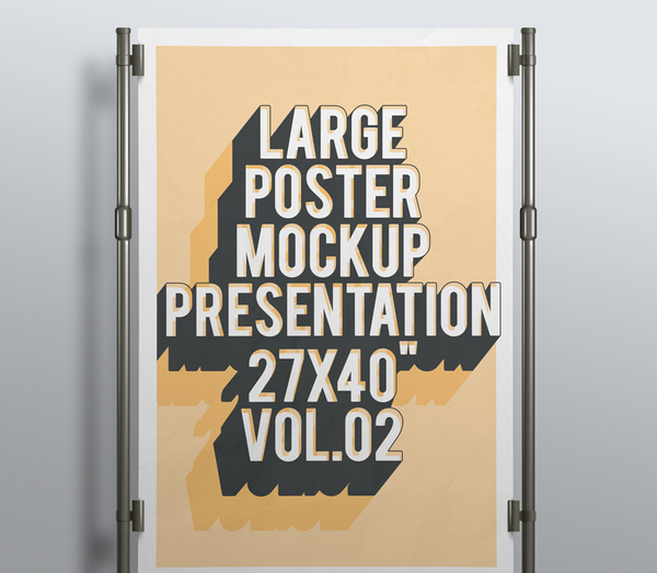 Psd Poster Mockup Presentation Vol2