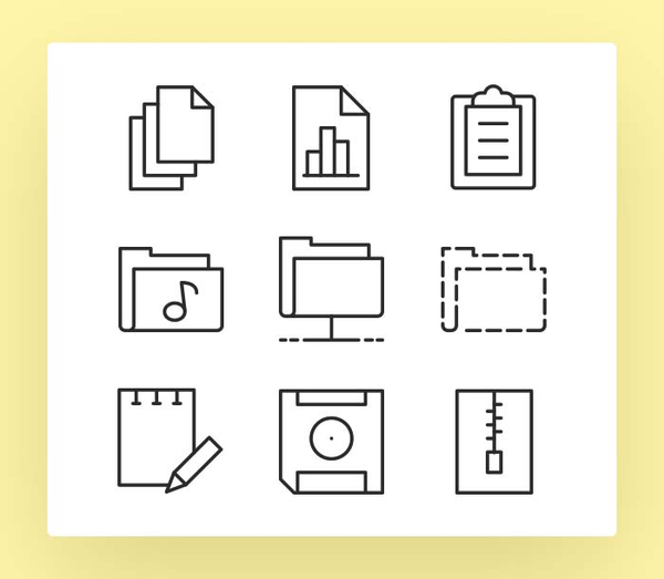The Icons Font Set :: Archives