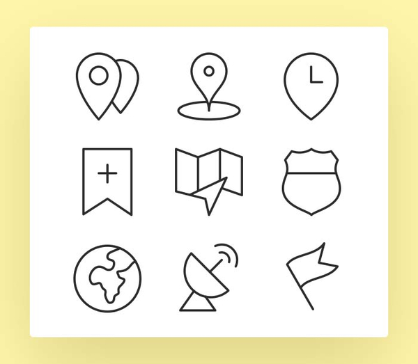 The Icons Font Set :: Location