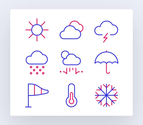 The Weather Icons Set